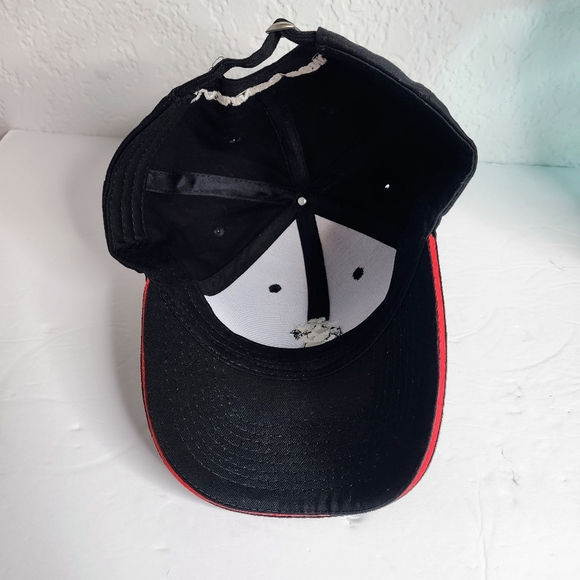 Marines Black White Cap, 6 Panel Construction, The Few, The Proud Logo Hat - Picture 6 of 6